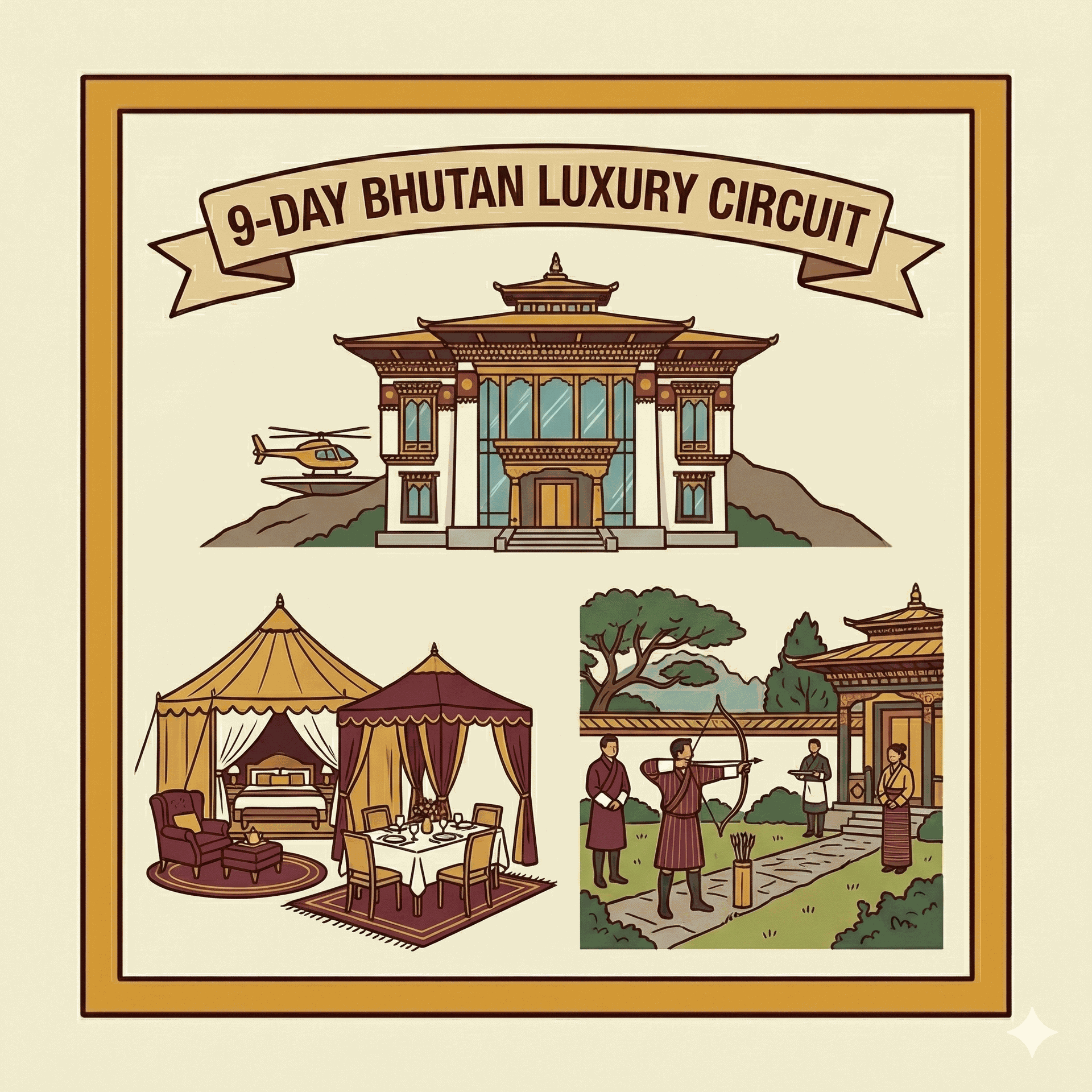 9-Day Bhutan Luxury Circuit